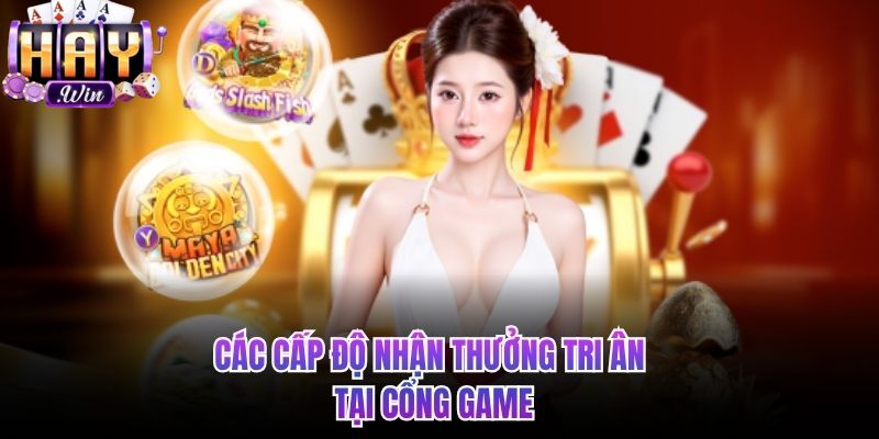 Các cấp độ nhận thưởng tri ân tại HAYWIN